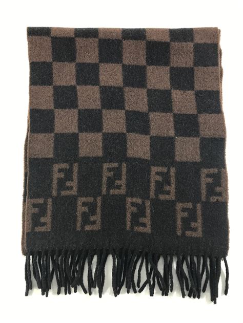 fendi scarf sale|vintage fendi wool scarf.